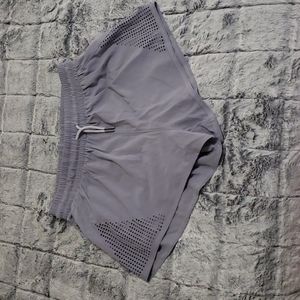 Grey athletic shorts
